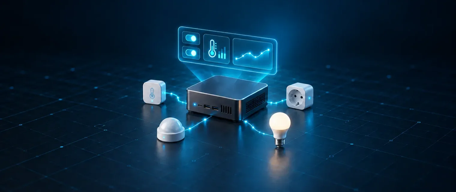 Hybrid Energy Flow Card: ostrovní FVE a síť v Home Assistantu